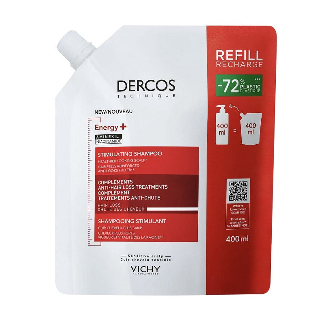 vichy dercos technique shampoo energizzante refill 400 ml vichy ean 3337875902823