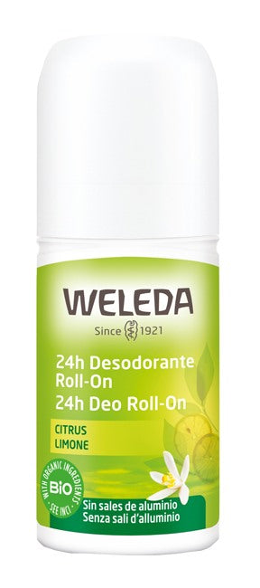 weleda italia 24h deo roll on limone 50 ml weleda ean 3401360104617