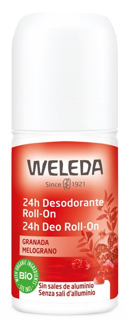 weleda italia 24h deo roll on melograno 50 ml weleda ean 3401360104631