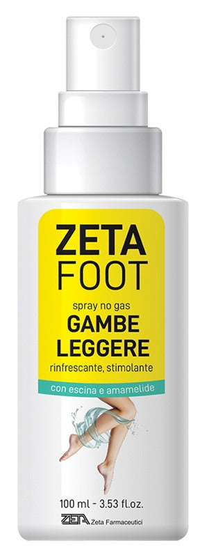 zeta farmaceutici zetafoot spray no gas gambe leggere 100 ml zeta farmaceutici ean 8056772636024