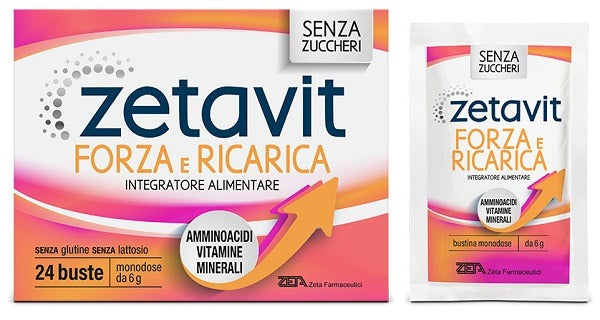 zetavit zetavit forza e ricarica 24 bustine 6 g zetavit ean 8054110373297