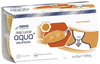 Ressource Aqua Gelée+orange Tasse 6 4x125 G Nestlé