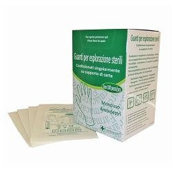 farmacare guanto in polietilene sterile misura grande ambidestri omogenei trasparenti e privi di polvere lubrificante indicati peruso ostetrico ginecologico urologico farmacare