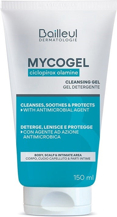 laboratoires bailleul s a mycogel gel detergente schiumogeno 150 ml ean 3660398504855