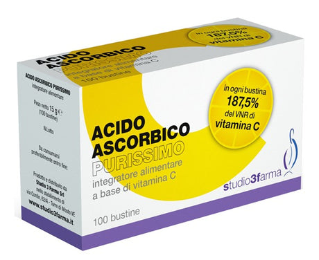 studio 3 farma acido ascorbico 100 bustine