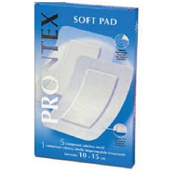 safety garza compressa prontex soft pad autoadesiva 10x15cm 6 pezzi prontex