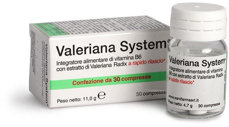 fidia healthcare valeriana system 30 compresse sanifarma ean 8054529512034