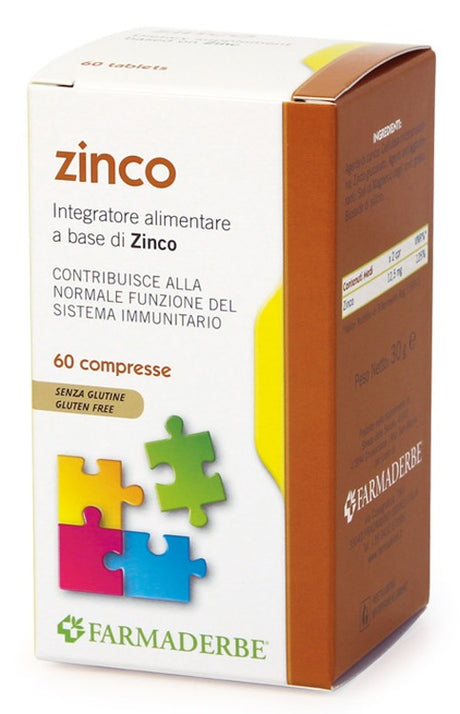 farmaderbe zinco 60 compresse farmaderbe