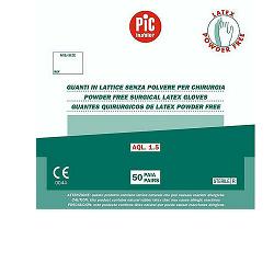 pikdare spa guanto pic chirurgico in lattice sterile senza polvere misura 75 pic ean 8058090001874