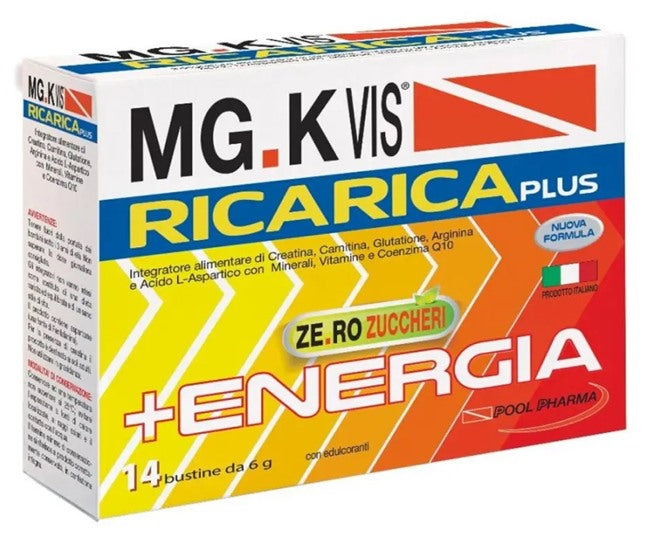 pool pharma mgk vis ricarica plus 14 bustine mgk vis