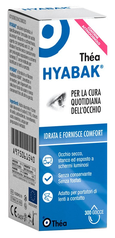 thea farma hyabak soluzione oftalmica 10 ml lab thea ean 8470001570260
