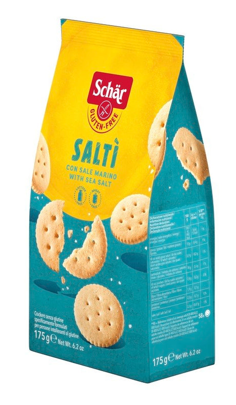 schar due schar salti cracker con sale marino senza lattosio 175 g schar ean 8008698002049