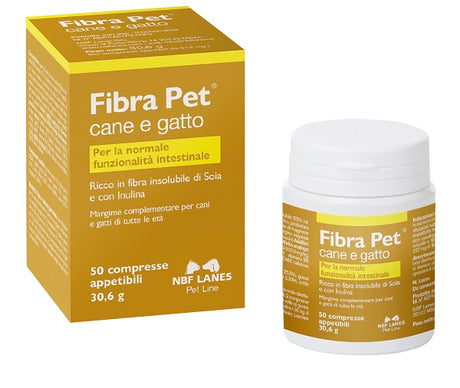 nbf lanes vet fibra pet flacone 50 compresse n b f lanes ean 8056590980248