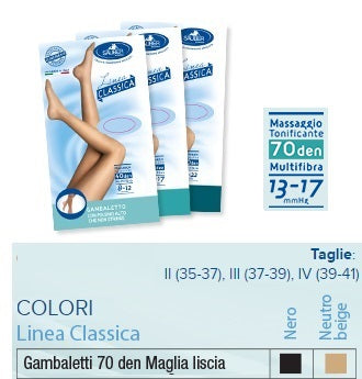 desa pharma sauber gambaletto 70 maglia liscia nero 2 linea classica sauber ean 8001443052948