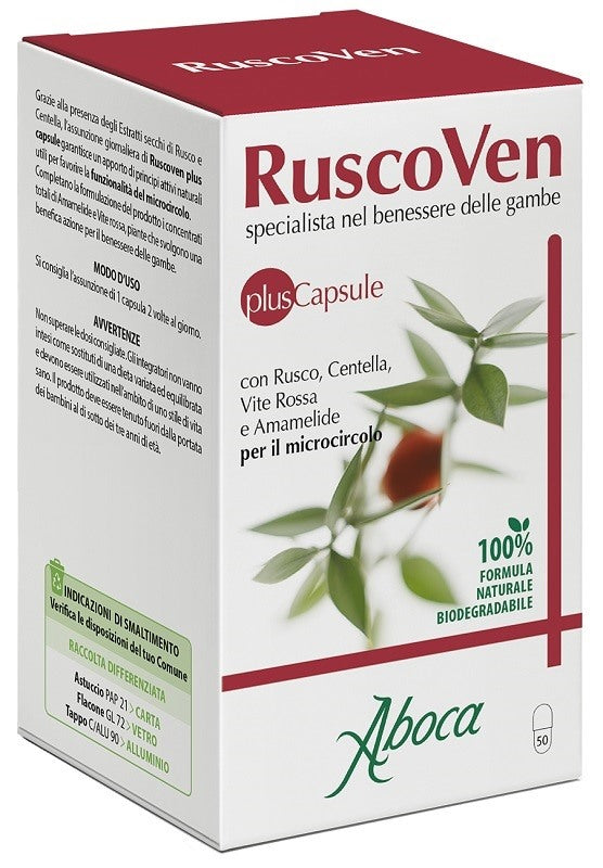 aboca ruscoven plus 50 capsule aboca ean 8032472022763
