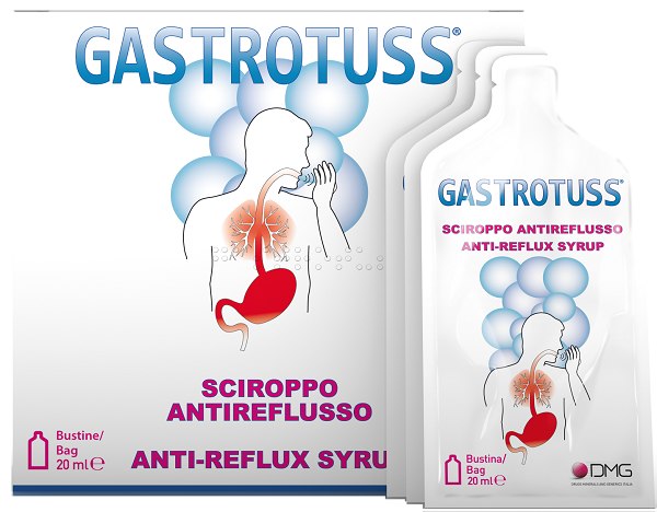 dmg italia sciroppo antireflusso gastrotuss 25 bustine monodose 20 ml d m g italia