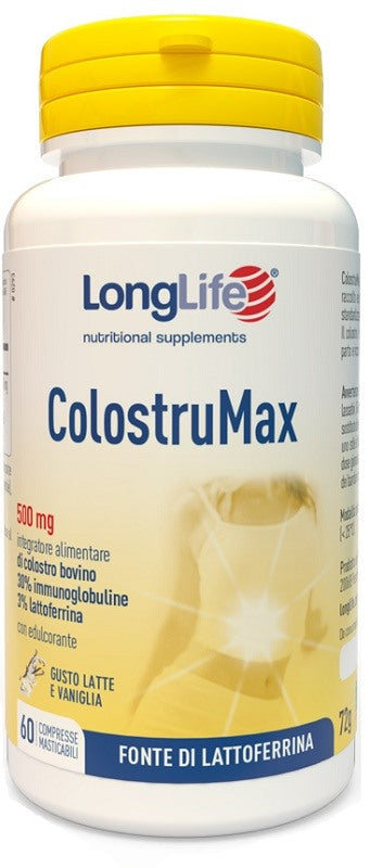 longlife longlife colostrumax 60 compresse long life ean 8054521000768