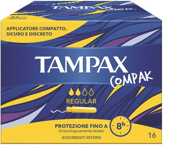 fater femcare tampax compak regular 16 pezzi tampax ean 3023100003013