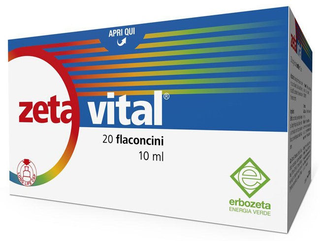 erbozeta elp zeta vital 20 flaconcini 10 ml erbozeta