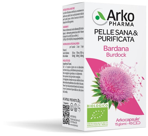 arkofarm arko capsule bardana bio 45 capsule arkofarm ean 3578831410147