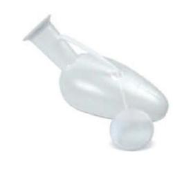 safety urinale in plastica con tappo safety
