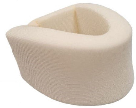 farmacare collare cervicale morbido misura media per artrosi cervicale e colpo di frusta regolazione della circonferenza tramite cinghie posteriori in velcro altezza 10cm farmacare