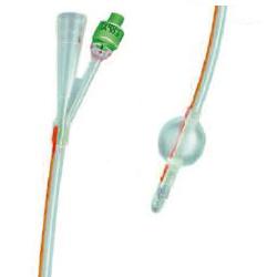 safety catetere foley in silicone trasparente a 2 vie con palloncino 5 10ml diametro ch20 666mm lunghezza 40cm safety