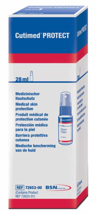 essity italy barriera protettiva cutanea cutimed protect film spray 28 ml per cute integra cutimed ean 4042809386349