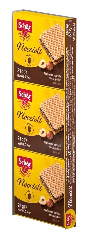 dr schar schaer schar noccioli wafers con nocciole 3 pezzi da 21 g schar ean 8008698004708