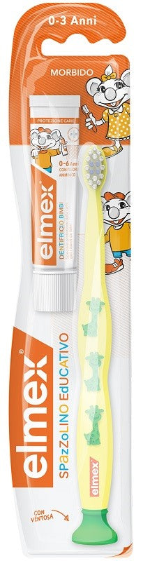 giuliani elmex spazzolino bimbi educativo new 0 3 anni elmex ean 8718951692251
