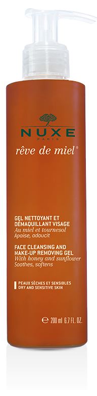 nuxe nuxe reve de miel gel struccante e detergente 200 ml nuxe ean 3264680004070