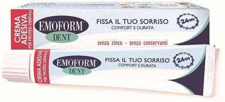 polifarma benessere emoform dent crema adesiva per protesi dentale 45 g emoform ean 8056772950113