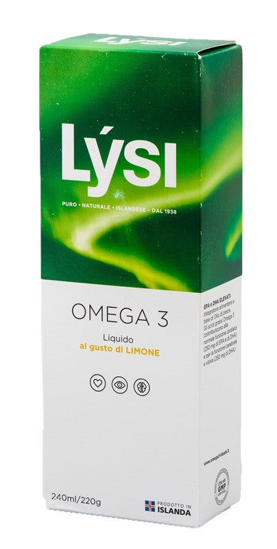 sorrenti nunzio lysi omega3 liquido limone 240 ml ean 5690548850325