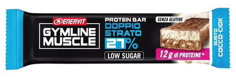 enervit enervit gymline muscle protein bar 27 doppio strato cocco ciok 1 pezzo enervit ean 8007640826634