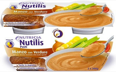 danone nutricia 2 nutilis pasti manzo con verdure 2 x 300 g nutricia ean 8054247283377