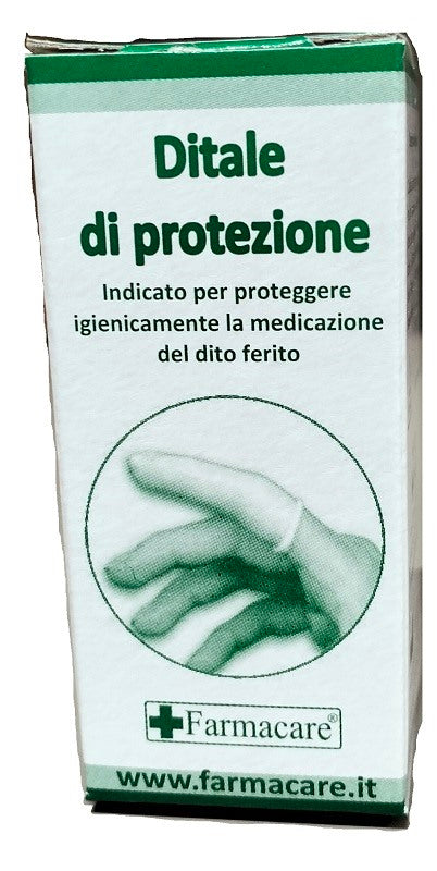 farmacare ditale di protezione dritto misura 1 in lattice farmacare