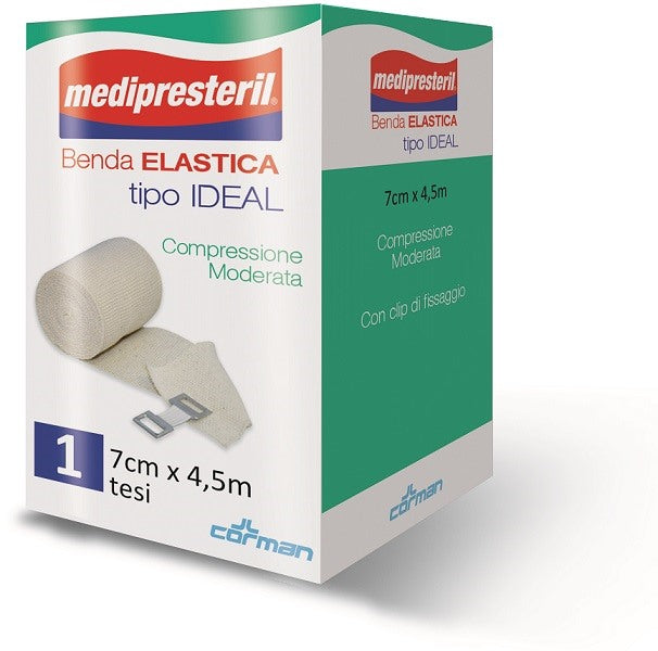 corman benda elastica medipresteril ideal cm7x45mt medi presteril ean 8016867000208