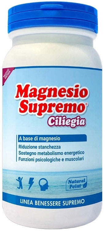 natural point magnesio supremo ciliegia polvere 150 g natural point ean 8055732260033