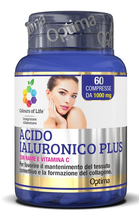 optima colours of life acido ialuronico plus 60 compresse 1000 mg colours of life ean 8052432433743