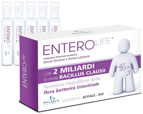 paladin pharma enterolife 2 miliardi 20 fiale da 5 ml ean 8052049550055