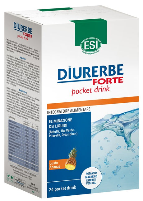 esi esi diurerbe forte pocket drink ananas 24 x 20 ml diurerbe ean 8008843128273