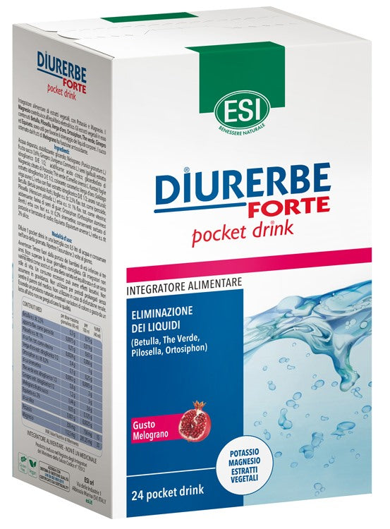 esi esi diurerbe forte pocket drink melograno 24 x 20 ml diurerbe ean 8008843128280