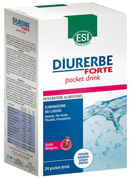 esi esi diurerbe forte pocket drink melograno 24 x 20 ml diurerbe ean 8008843128280