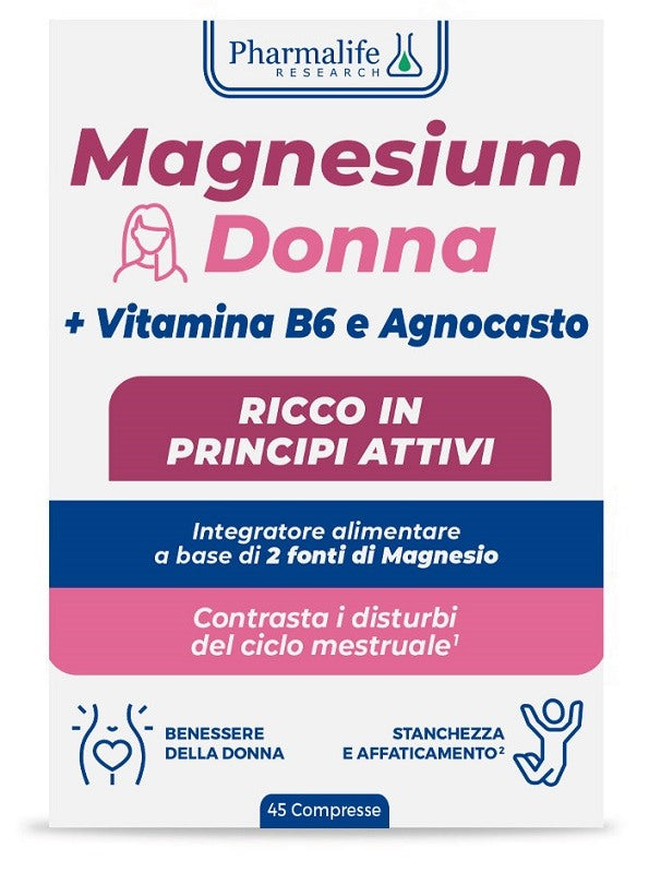 pharmalife research magnesium donna 45 compresse ean 8032578477535