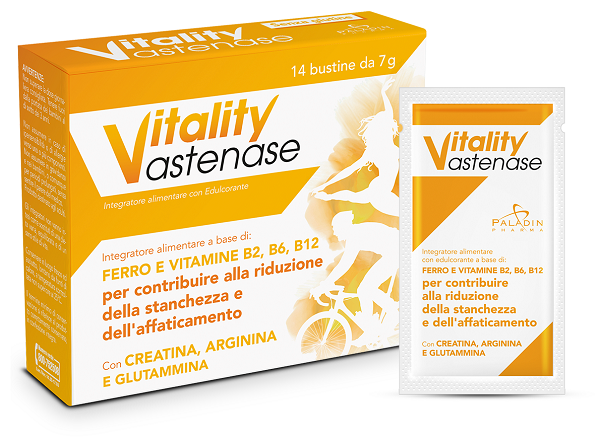 paladin pharma vitality astenase agrumi 14 bustine ean 8052049551120