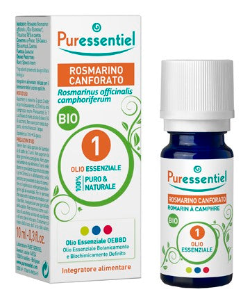 puressentiel italia srl puressentiel rosmarino canfora olio essenziale bio 10 ml puressentiel ean 3401599454750