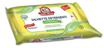 elanco italia sano e bello salviette detergenti citronella 50 pezzi sano e bello ean 8000560784251