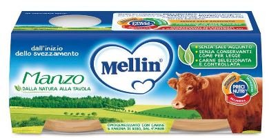 mellin mellin omogeneizzato manzo 2 x 80 g mellin ean 5900852021930