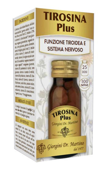 giorgini ser vis tirosina plus 100 pastiglie giorgini ean 8058150021071