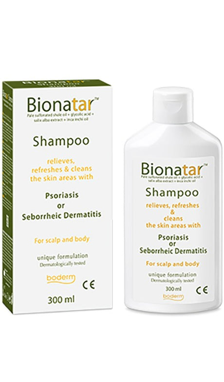 logofarma bionatar shampoo indicato in presenza di sintomi di psoriasi o dermatite seborroica 300 ml ce logofarma ean 5200375398152